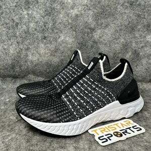 Nike React Phantom Run Flyknit 2 Shoes Womens Size 6 Black White Oreo Sneakers